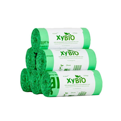 Popular Cornstarch Based Eco Friendly Sustainable Wholesale 100% Compostable Plastic Biodegradable Garbage Bags Custom Printed