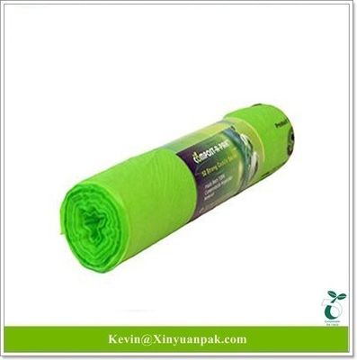 Eco Friendly Wholesale Cornstarch Custom Color Printed 100% Biodegradable Compostable Plastic Garbage Bags on Roll