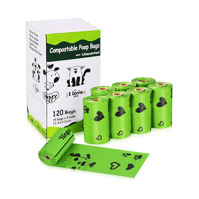 Custom Corn Starch Based Biodegradable Eco Friendly Outdoor Pet Dog Poop Waste Bag
