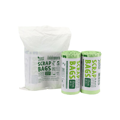 Good price Compostable Wave Top Handle Garbage Bags Customizable Packed With Outer Bag online