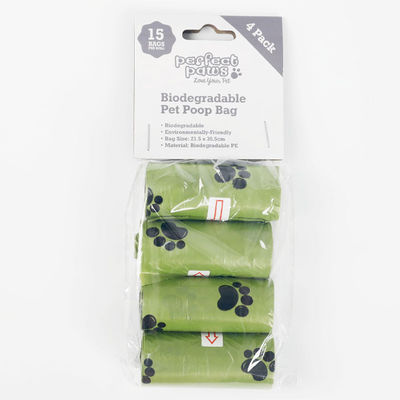 Good price Outer Bag Packed Tie Handle Biodegradable Dog Waste Bags Earth Friendly online