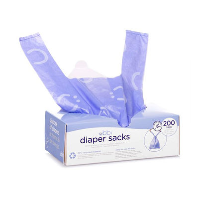 Good price Tie Handle Compostable Nappy Sacks Eco Friendly Biodegradable Nappy Bags online