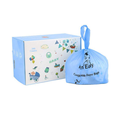 Good price Retail Box Packed Compostable Tie Handle Nappy Sacks Customized online