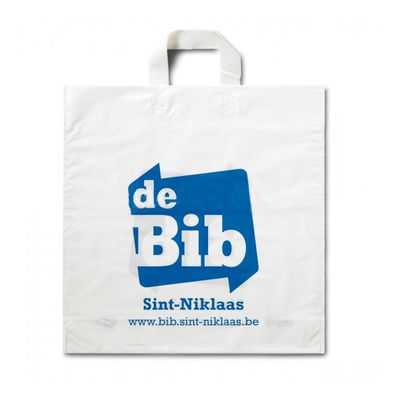 Good price Soft Loop Handle Compostable Shopping Bags For Restaurants online