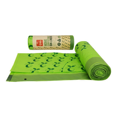 Good price Customizable Compostable Garbage Bags 8 Gallon Drawstring Trash Bags online