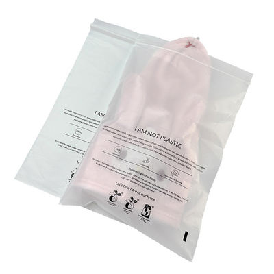 Good price Custom Compostable Ziplock Garment Bags For Eco Friendly Packaging online