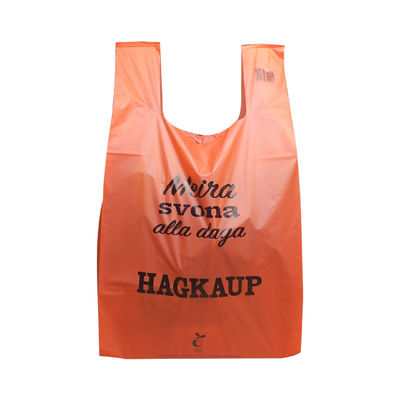 Good price Biodegradable Reusable T Shirt Bags Easy Tie Handle Singlet Checkout Bags Customized online