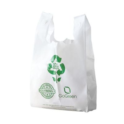 Good price 100% Compostable Sustainable Cornstarch Eco Friendly Fresh Fruits Vegetables Packaging Biodegradable Plastic T-shirt Bag online