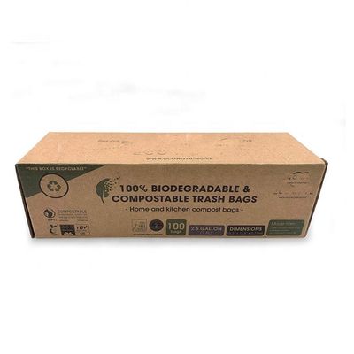 Good price Custom Compostable 100% Biodegradable Plastic Trash Bags Liners Eco Friendly online