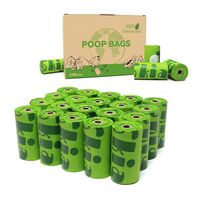Good price Custom Corn Starch Based Biodegradable Eco Friendly Outdoor Pet Dog Poop Waste Bag online