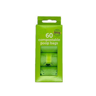 Good price Wholesale 100% Compostable Biodegradable Dog Poop Bag Sustainable Packaging Bags Supplier China OEM Customized Logo Design online